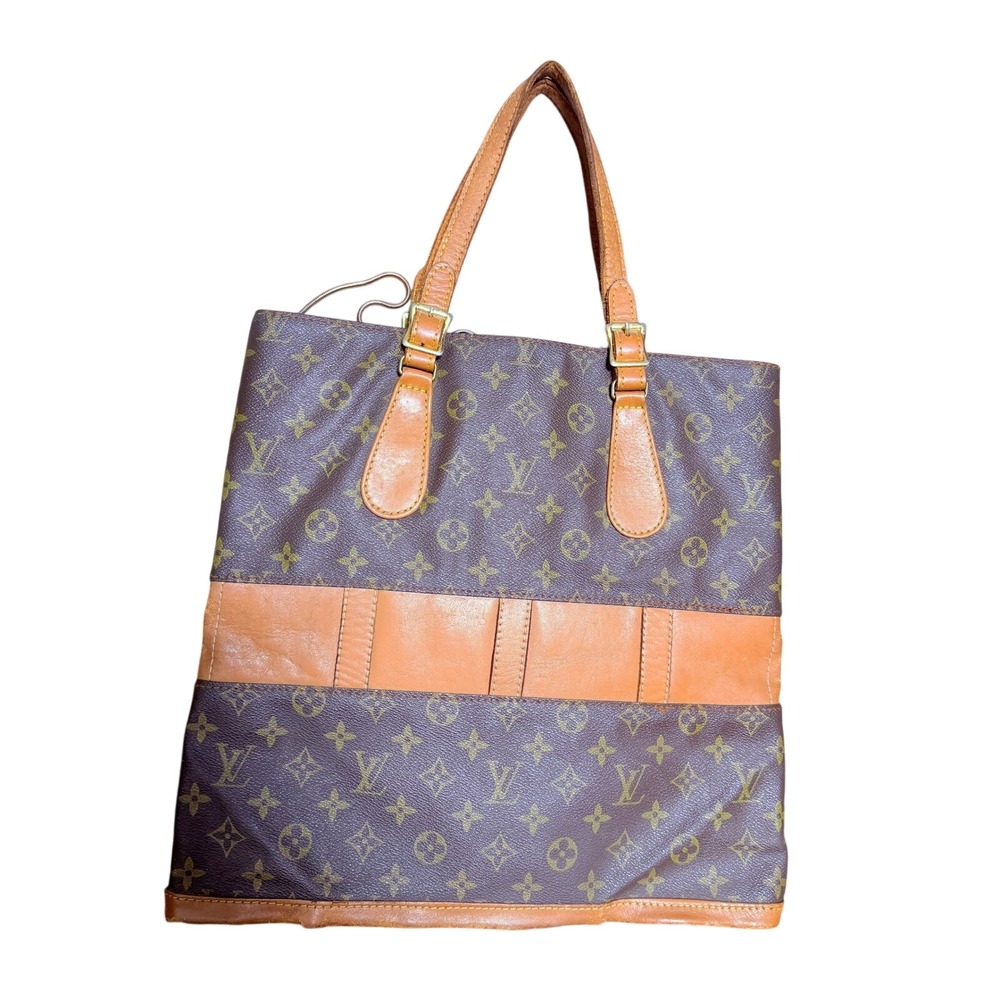 Louis Vuitton Monogram Bucket‎ Bag Project Bag Vintage Brown Vachetta Tote